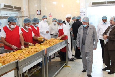 بازدید رئیس سازمان حج و زیارت از آشپزخانه های ابوجدائل و طاهی حجاز مکه مکرمه